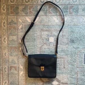 Marc by Marc Jacobs Navy Leather Crossbody Bag